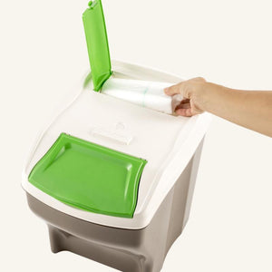 PATTUMIERA RACCOLTA DIFFERENZIATA SET 'POKER PLUS' 27 lt. cm 30 x 40 x 37,5 h  - BAMA