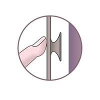 TAPPETO ANTISCIVOLO per doccia cm 53 x 53  - BAMA