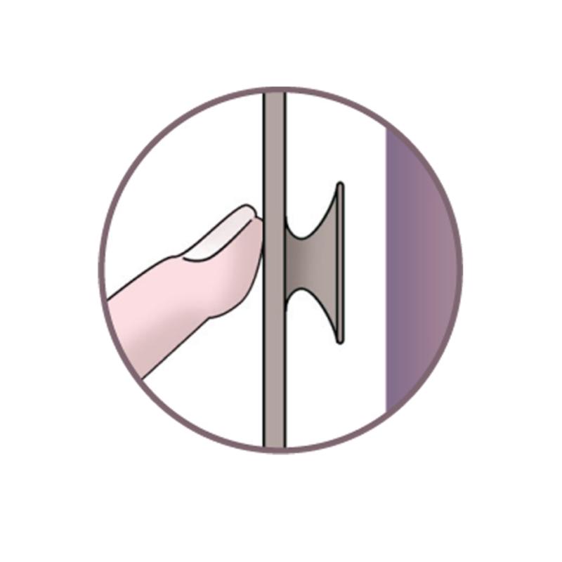 TAPPETO ANTISCIVOLO per doccia cm 53 x 53  - BAMA