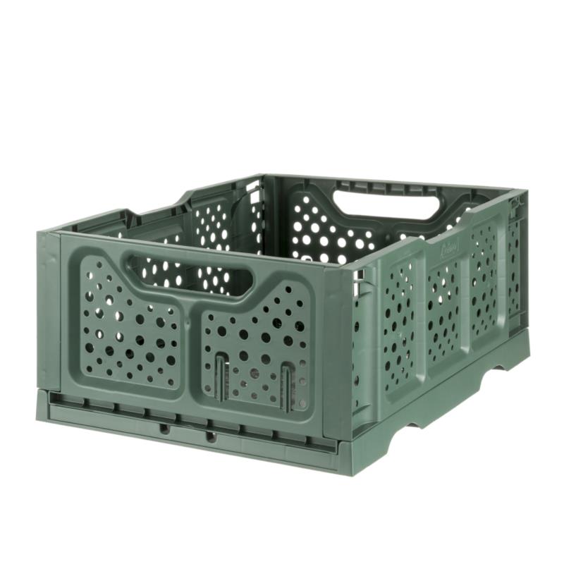 CESTA FRUTTA CASALINGA PIEGHEVOLE APRI/CHIUDI OPLA colore verde BAMA