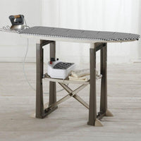 TAVOLO DA STIRO 'TREND' contenitore colore tortora  BAMA