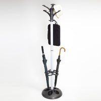 APPENDIABITO 'FLOW' colore antracite/grigio portaabiti portaombrello antigoccia BAMA