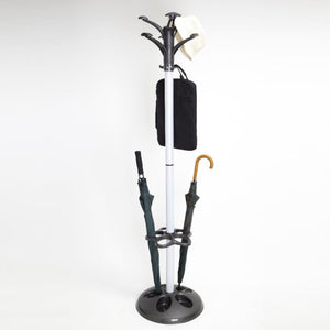 APPENDIABITO 'FLOW' colore antracite/grigio portaabiti portaombrello antigoccia BAMA