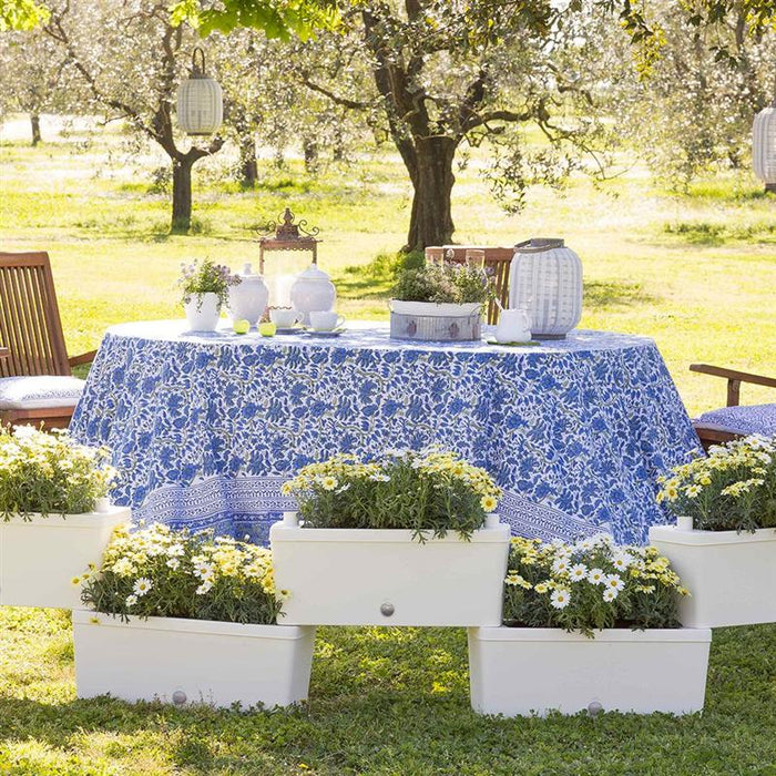 KIT FIORIERE COMPONIBILI 'BRICK' kit 5 pz - colore panna  - BAMA