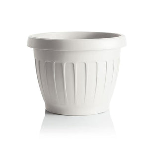 VASO TONDO ø 30 x h.22 Lt. 9,5 - bianco  - BAMA