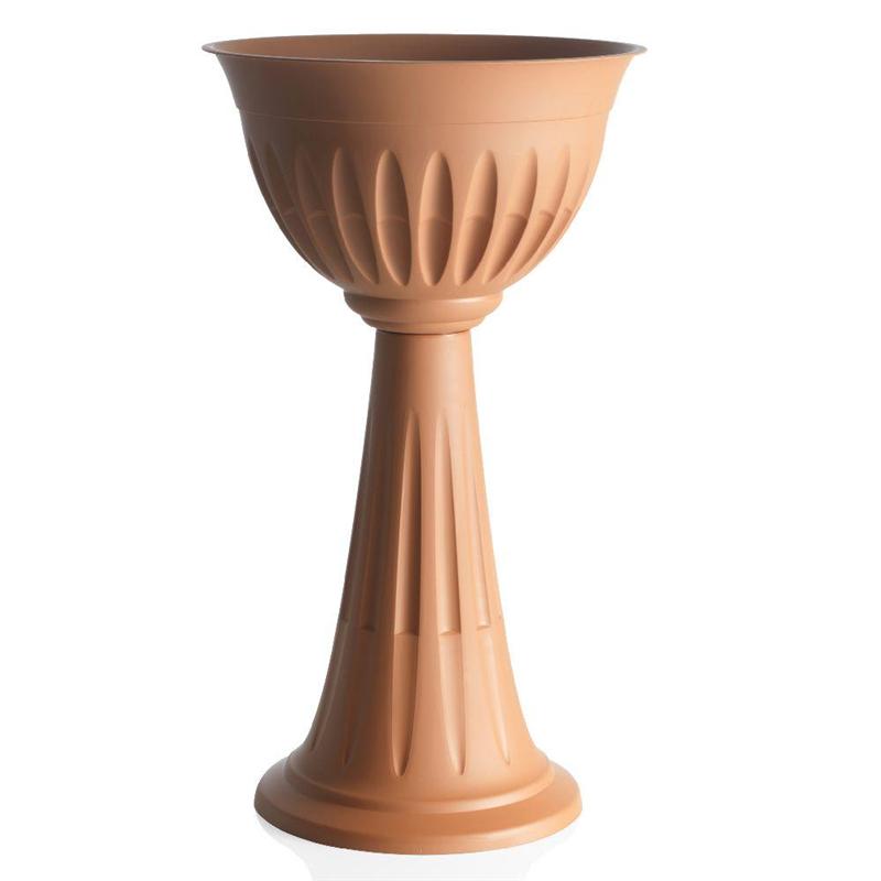 VASO PVC A COLONNA Ø cm 43 x h.74,5 lt.20 - terracotta  - BAMA