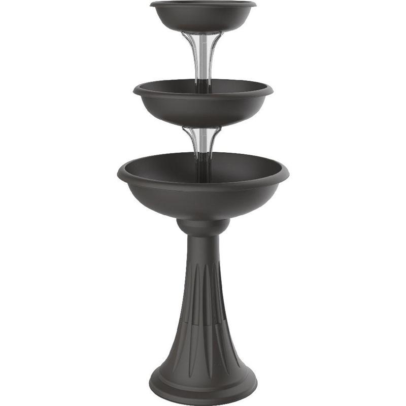 CIOTOLA PER FIORI CON COLONNA 'TREVI' Ø cm 30/40/50 - grigio  - BAMA