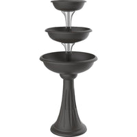 CIOTOLA PER FIORI CON COLONNA 'TREVI' Ø cm 30/40/50 - grigio  - BAMA