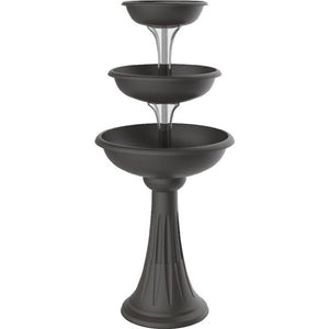 CIOTOLA PER FIORI CON COLONNA 'TREVI' Ø cm 30/40/50 - grigio  - BAMA