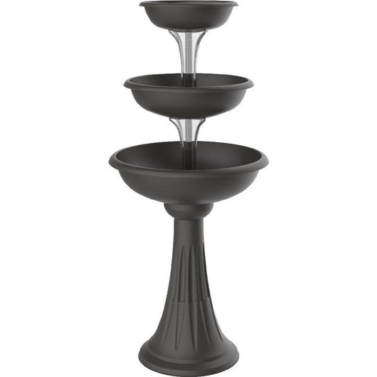 CIOTOLA PER FIORI CON COLONNA 'TREVI' Ø cm 30/40/50 - grigio  - BAMA