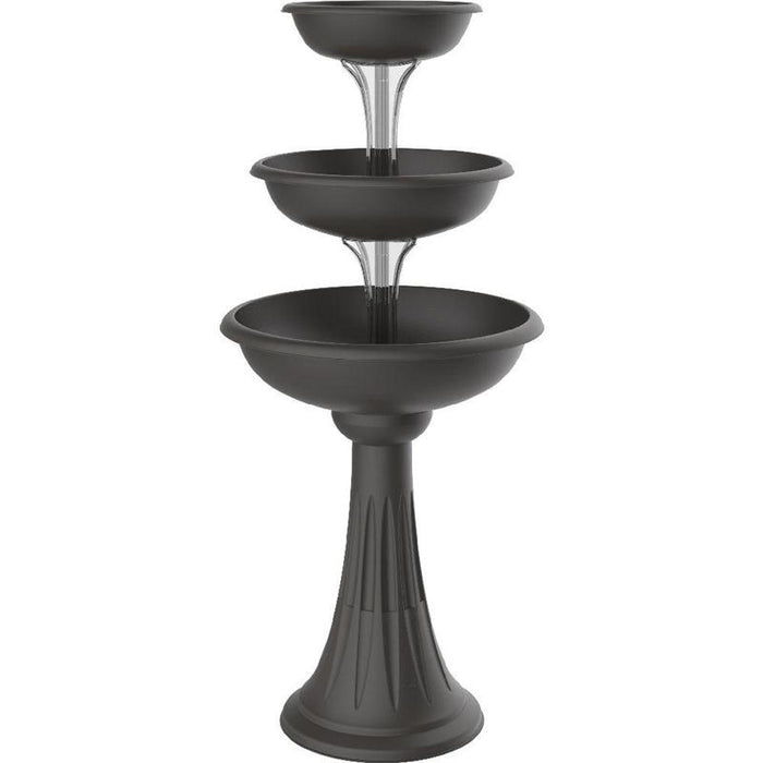 CIOTOLA PER FIORI CON COLONNA 'TREVI' Ø cm 30/40/50 - grigio  - BAMA