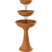 CIOTOLA PER FIORI CON COLONNA 'TREVI' Ø cm 30/40/50 - terracotta  - BAMA