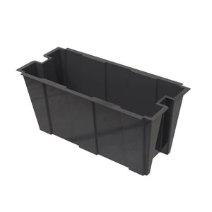 VASO RETTANGOLARE INTERNO PER FIORIERA 'SEPARE'/ARREDO' 79 x 35 x h 37 cm lt.63 - antracite  - BAMA