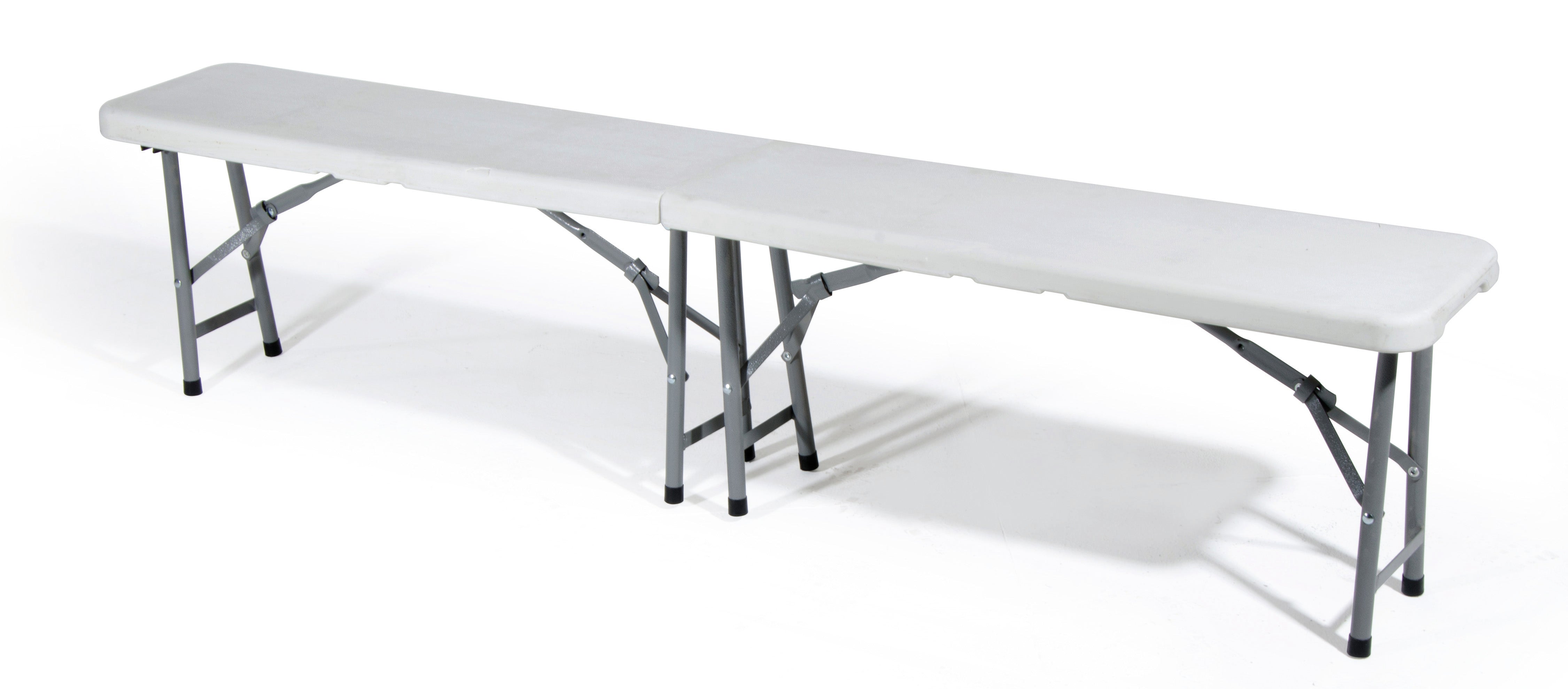 PANCA PIEGHEVOLE ''CATERING'' cm. 183x28x44 h col. Bianco