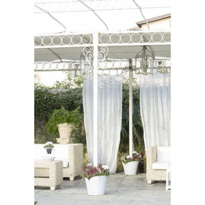 VASO 'TULIPANO' IN SET cm 34,5 x 19 x h 30 Lt. 5 - bianco  - BAMA