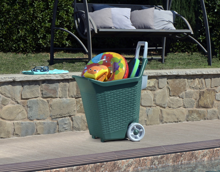 TROLLEY DA GIARDINO 'KART' colore muschio  - BAMA