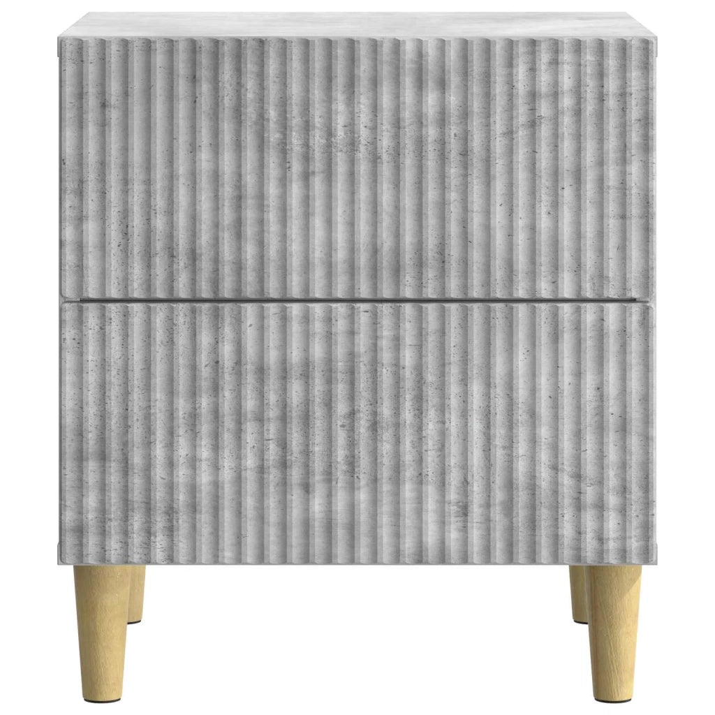 Armadio da Notte 2 pcs Grigio Cemento 43 x 34,5 x 48 cm 894532