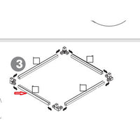 R PROFILO PICCOLO X BASE KIT COPRILAVATRICE RESINA 68X64XH88 CM BIANCO- 1,0 pz