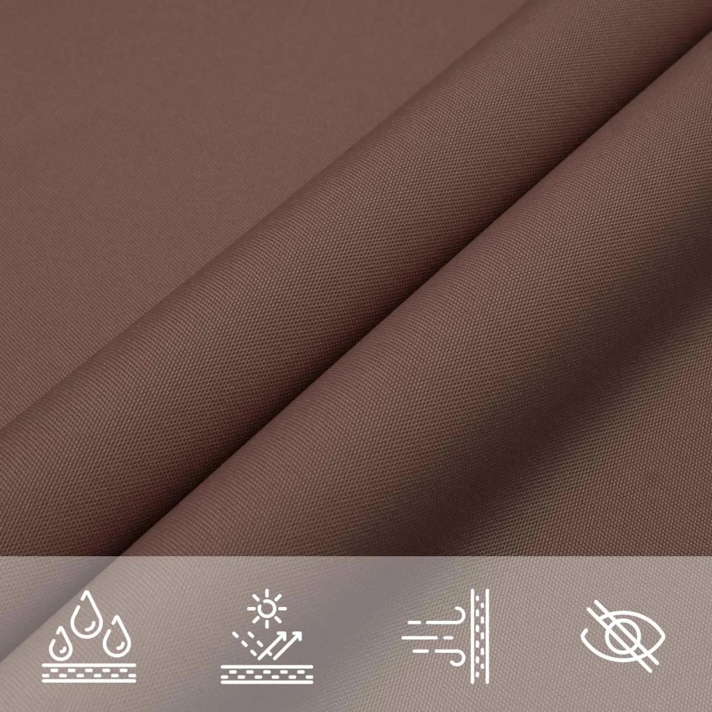 Vela da ombra solare Marrone 6 x 2,5 m 100% Poliestere Oxford