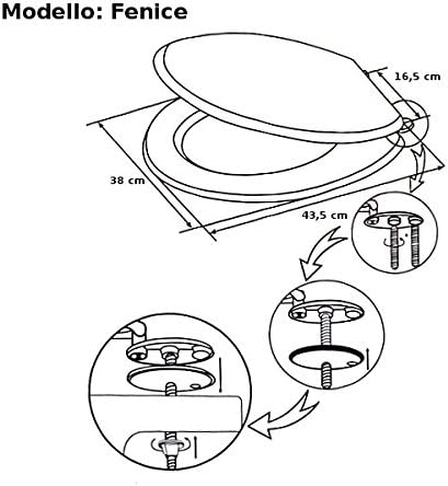SEDILE LACCATO UNIVERSALE NANNI  Bianco     CARDINALE