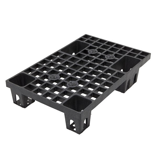 Mini Pallet in Polipropilene - Bancale da Esterno e Interno Pedana Incastrabile e Inforcabile su 4 Lati Made in Italy ‎60x40x12 cm Carico statico 250 kg Carico dinamico 250 kg