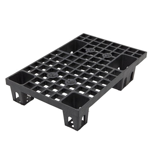 Mini Pallet in Polipropilene - Bancale da Esterno e Interno Pedana Incastrabile e Inforcabile su 4 Lati Made in Italy ‎60x40x12 cm Carico statico 250 kg Carico dinamico 250 kg