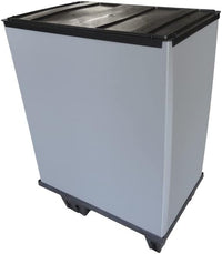 Mini Pallet in Polipropilene - Bancale da Esterno e Interno Pedana Incastrabile e Inforcabile su 4 Lati Made in Italy ‎60x40x12 cm Carico statico 250 kg Carico dinamico 250 kg