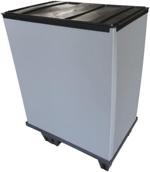 Mini Pallet in Polipropilene - Bancale da Esterno e Interno Pedana Incastrabile e Inforcabile su 4 Lati Made in Italy ‎60x40x12 cm Carico statico 250 kg Carico dinamico 250 kg