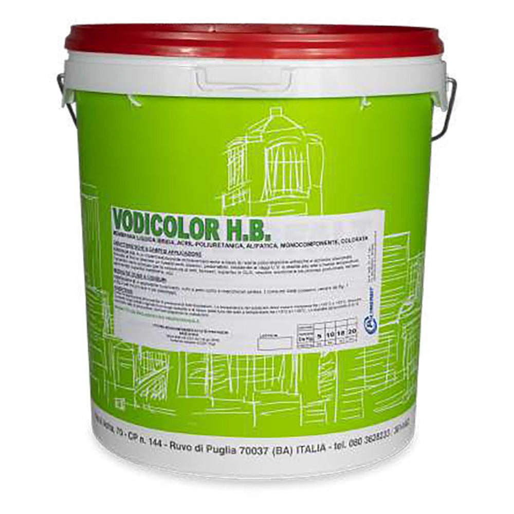 MEMBRANA LIQUIDA COLORATA 'VODICOLOR H.B.' kg. 20 - rossa  - VODICHEM