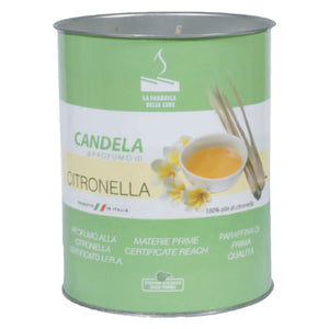 CANDELA ALLA CITRONELLA ECO cm 6 x 8- 30 pezzi  - Senza Marca