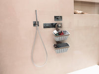 CESTELLO APPENDIBILE PER DOCCIA 'DOGA' colore bianco  - ECOPLAST