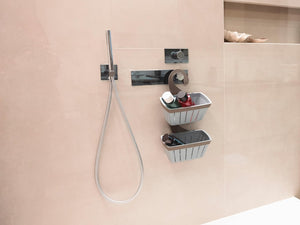 CESTELLO APPENDIBILE PER DOCCIA 'DOGA' colore bianco  - ECOPLAST