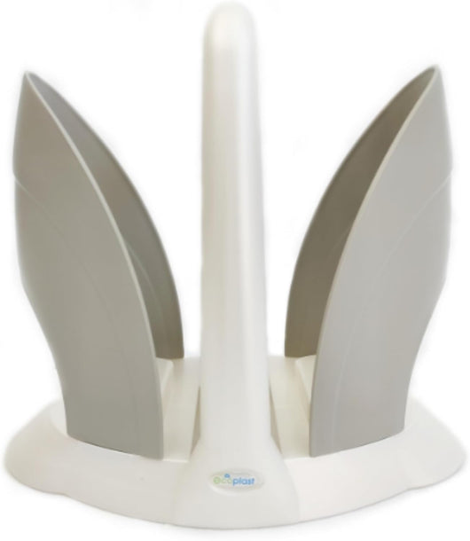 PORTABICCHIERI 'DUO' colore madreperla/tortora  - ECOPLAST