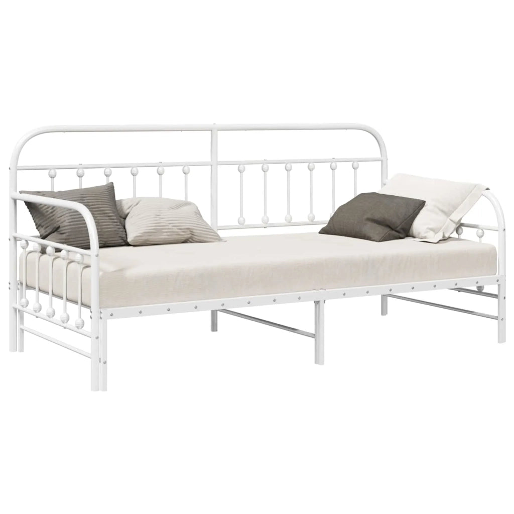 Struttura per letto di giorno-Giroletto Bianco 90 x 190 cm