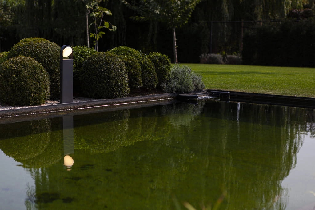 Paletto giardino LED 14W 3000K FELE Lutec antracite