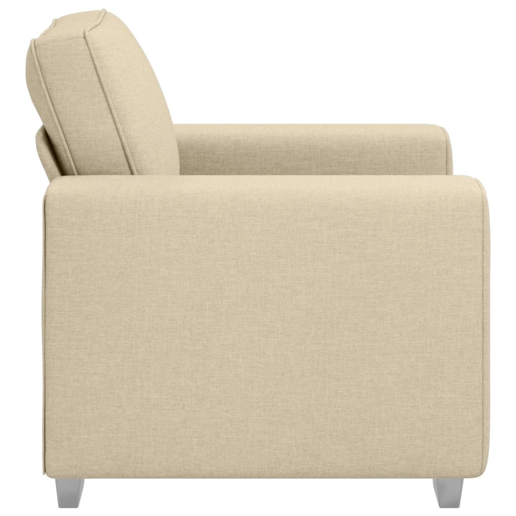 Poltrona | Sedia Relax Sofa Crema 100 cm Tessuto