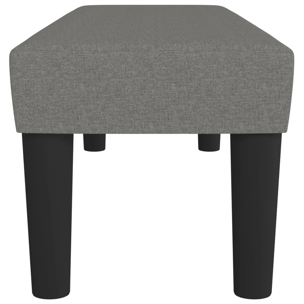Panca Grigio Scuro 100x30x30 cm in Tessuto cod mxl 74913