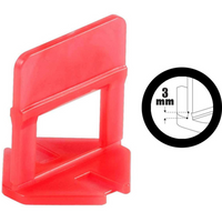 Distanziatori elementi livellanti piastrelle 3 mm h. 12 mm confezione 250 pezzi