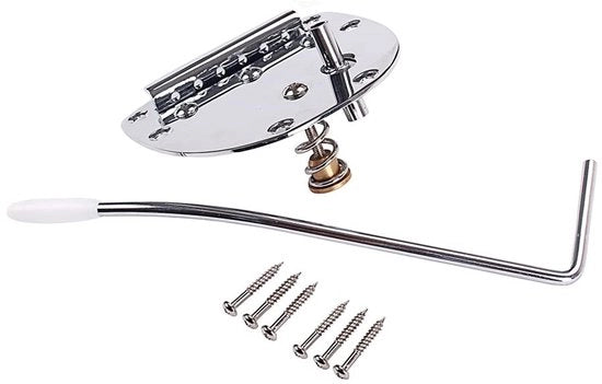 Sostituzione ponte chitarra - Alta qualità - Robusta e duratura - Adatta per Mustang e Jazz Master - Ideale per chitarre elettriche 6 corde