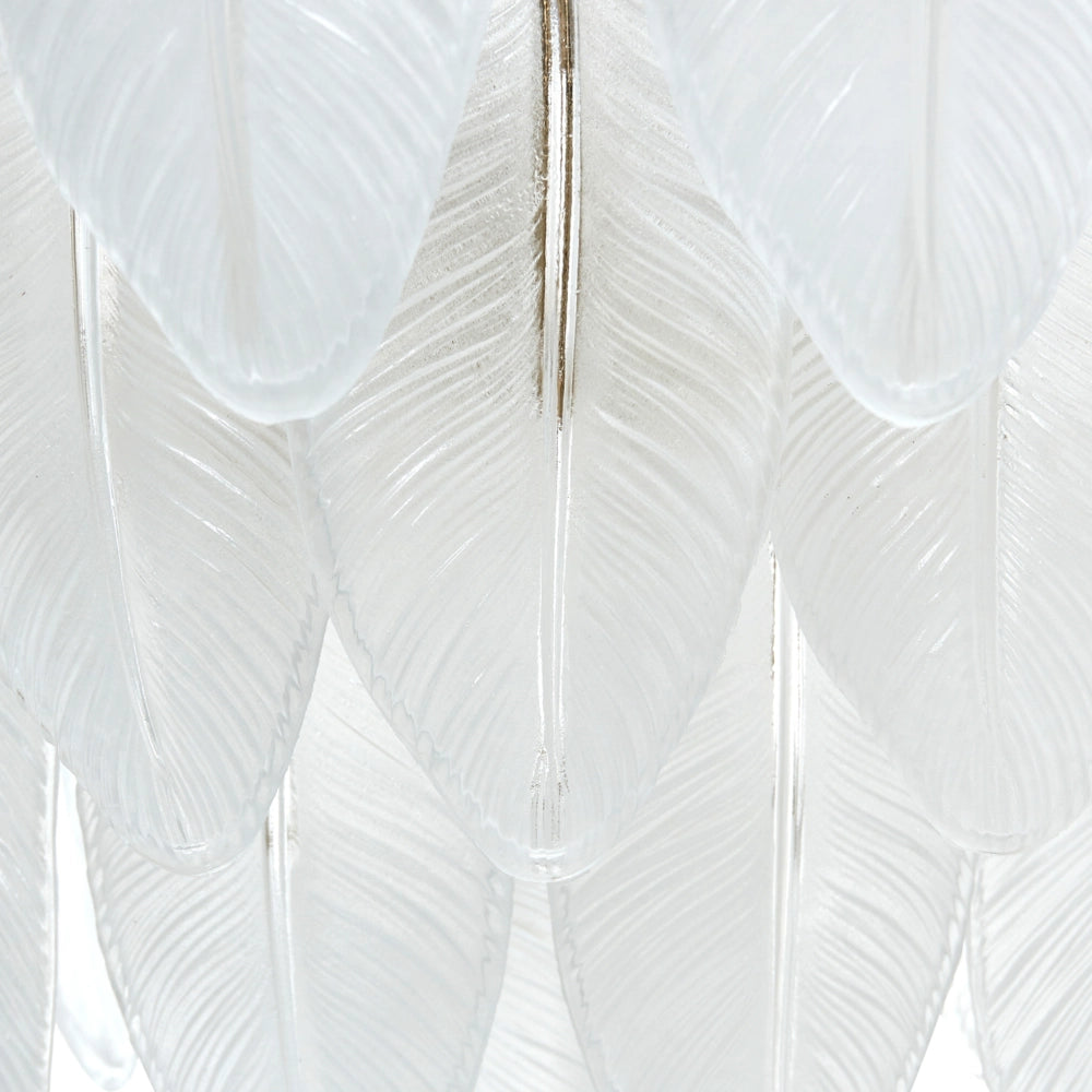 Lampadario in metallo vetro e ottone 60 cm Cristalli Stile Glamour