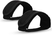 Cinture di pedale per bicicletta adattabili - Antiscivolo con adesivo - Doppia tenuta - Nylon/Canapa - 46 x 5,5 cm - 1 coppia - Cinture di pedale per bicicletta