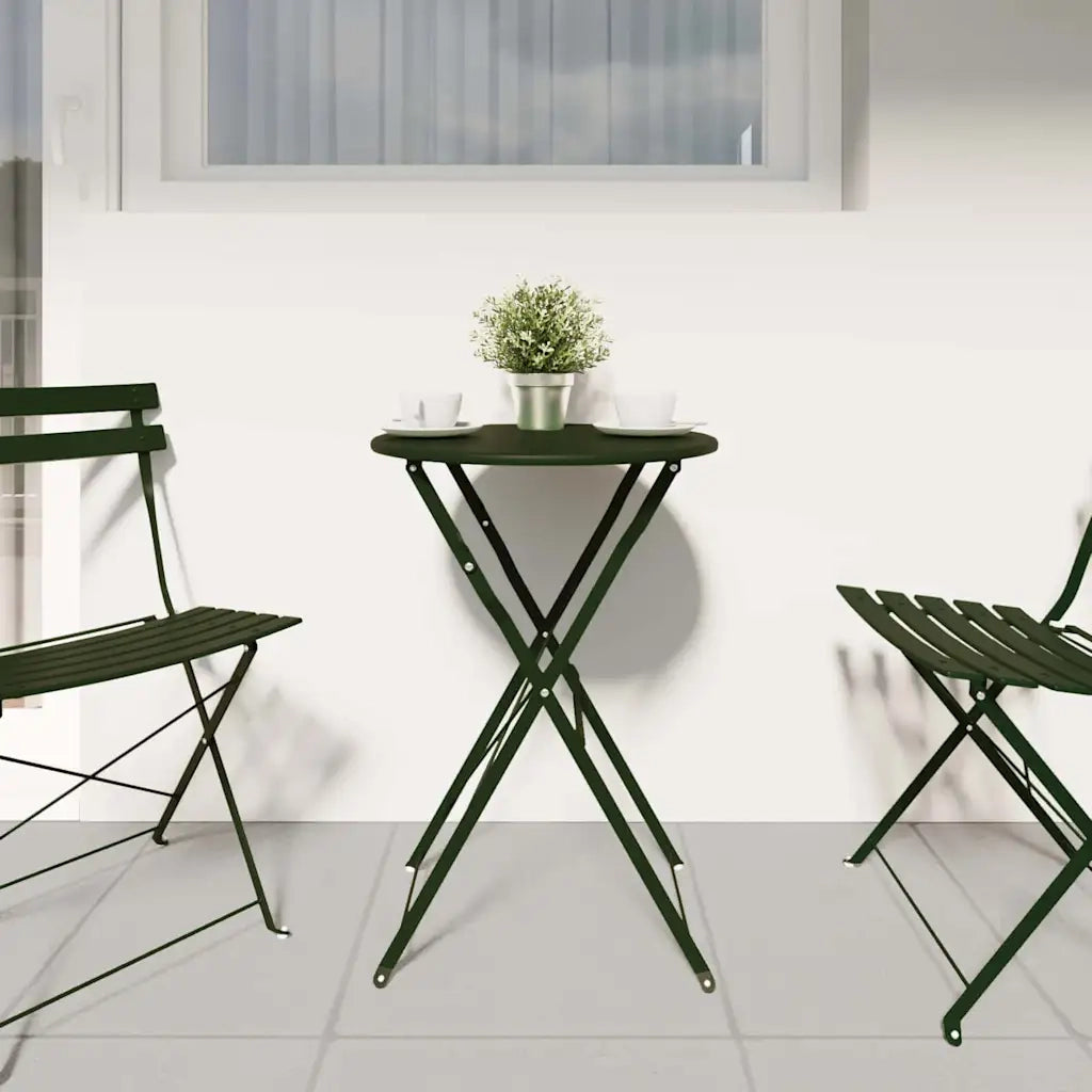 Tavolo da bistrot Verde Scuro Ø 50 x 71 cm 42002961