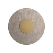 Solaris Applique da Parete Oro con Paralume Avorio 12W 3000K CRI90 IP20 - Rossini Group, Illuminazione LED di Design per Interni