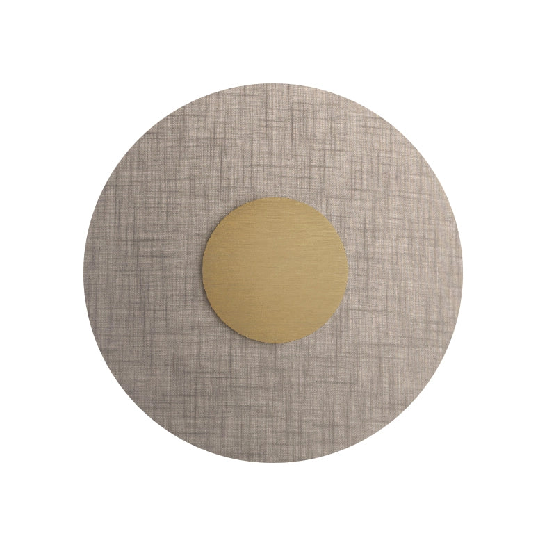 Solaris Applique da Parete Oro con Paralume Avorio 12W 3000K CRI90 IP20 - Rossini Group, Illuminazione LED di Design per Interni