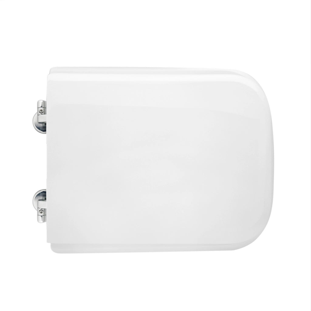 SEDILE WC PER EOS VASO ATLANTICA FORMA 8- Bianco - Cerniere A Passanti- CW- pezzi 1