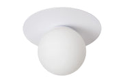 Plafoniera sfera TRICIA Lucide vetro bianco Ø25 E27