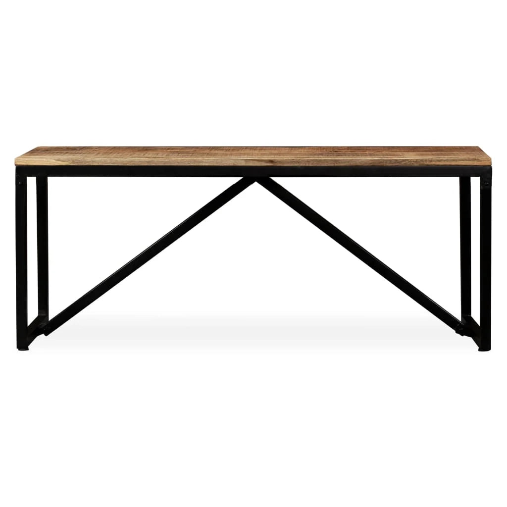 Panca 110 x 35 x 45 cm in legno massello di mango 02_0021235