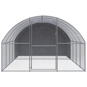 Pollaio per Esterni 3x4x2 m in Acciaio Zincato 3095473