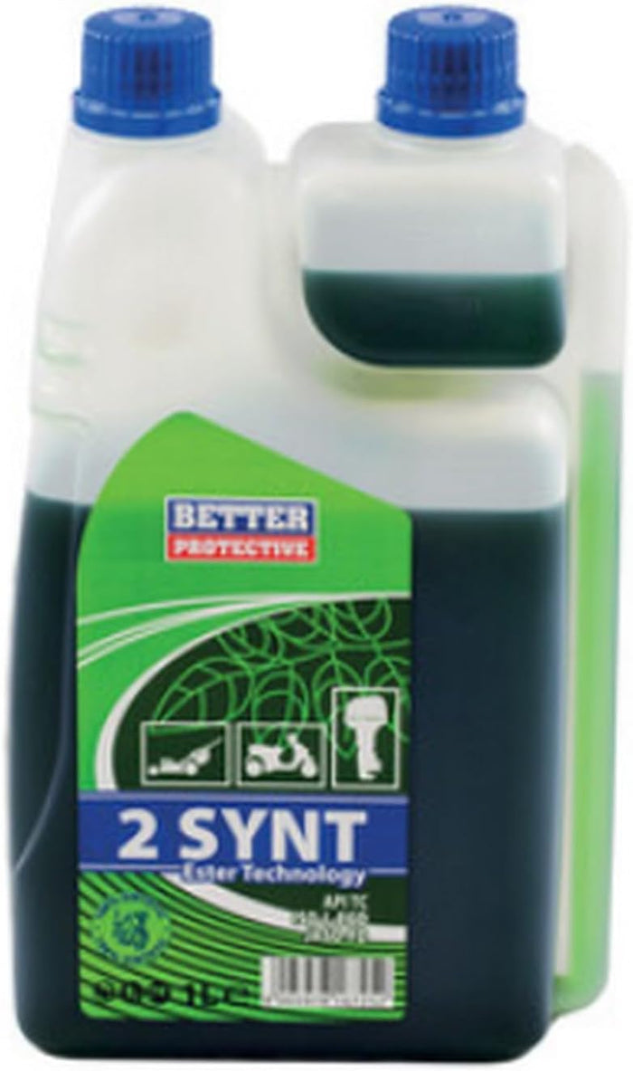 OLIO PER MISCELA 2 Tempi 100% Sintetico Better DUE Synt 1 Lt con dosatore