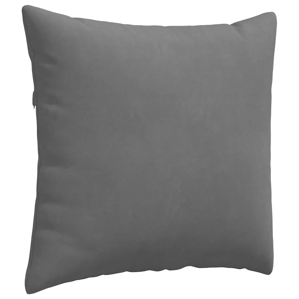 Cuscini da Divano 2 pcs Grigio scuro 45 x 45 cm Tessuto